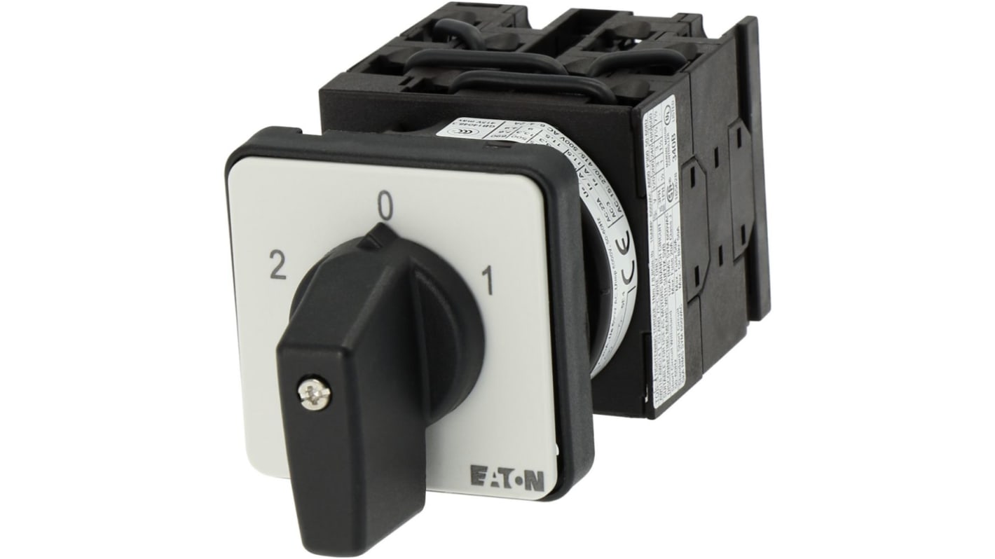Eaton, 3P 3 Position 60° Multi Speed Cam Switch, 690V (Volts), 20A, Toggle Actuator