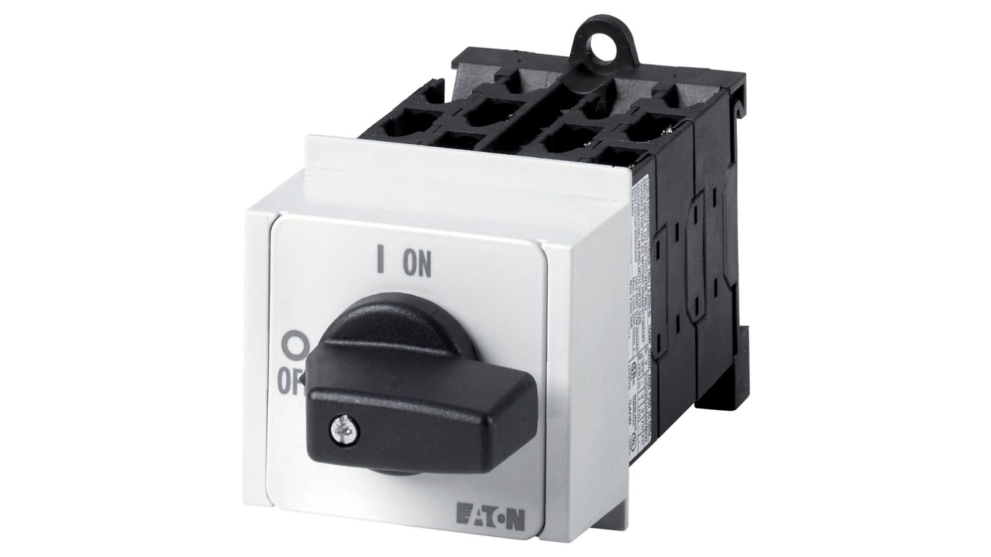 Eaton, 3P 9 Position 60° On-Off Cam Switch, 690V (Volts), 20A, Short Thumb Grip Actuator