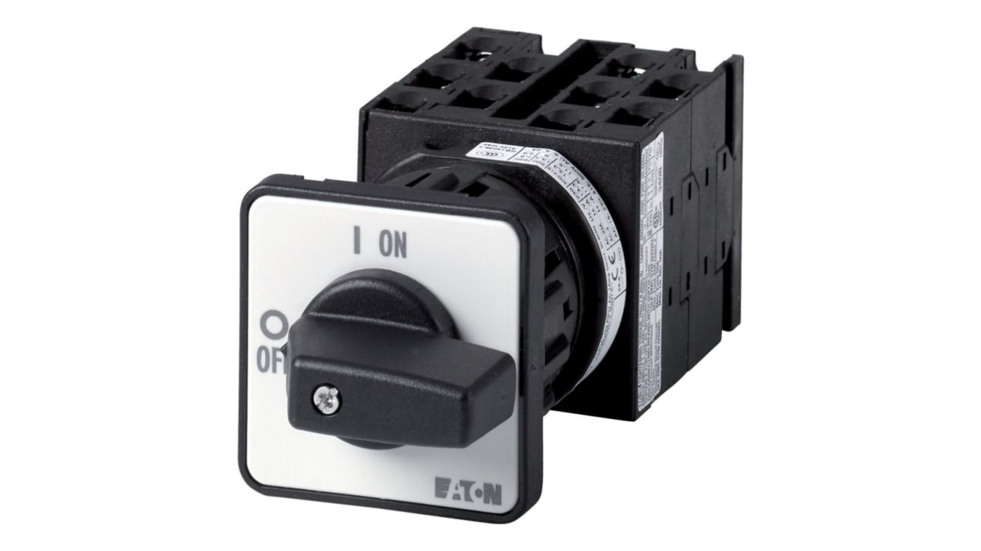 Eaton, 1P 9 Position 30° Multi Step Cam Switch, 690V (Volts), 20A, Toggle Actuator