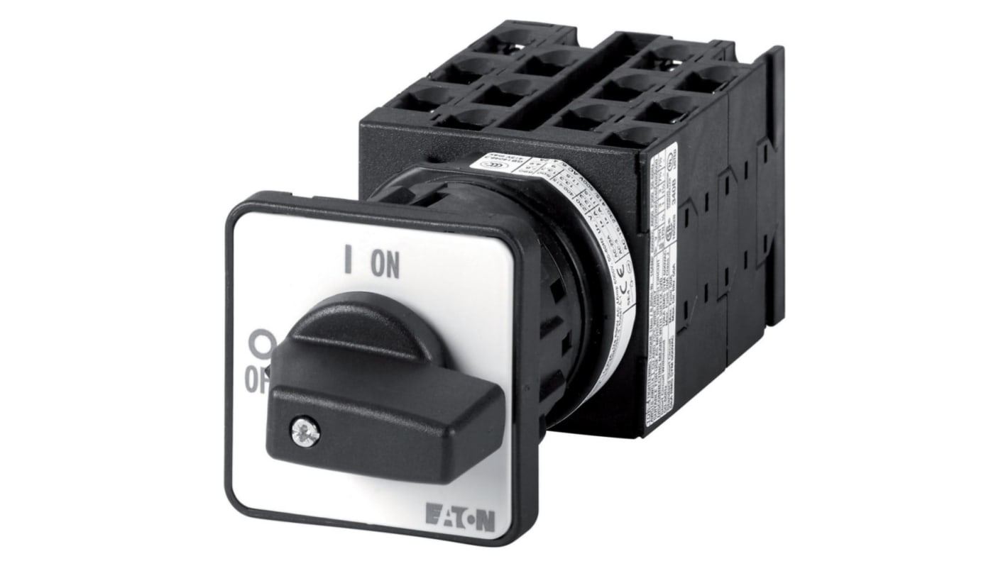 Interruttore Cam Eaton serie Moeller 015354 T0-6-15134/EZ 2P, 7 posizioni, 20A, 690V (Volts)