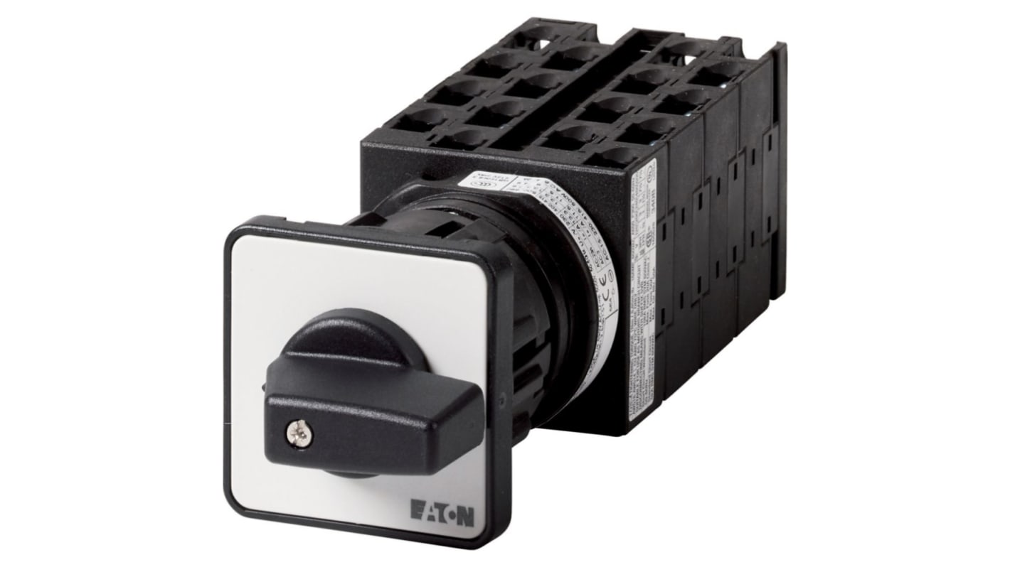 Interruttore Cam Eaton serie T0 016173 T0-8-8477/EZ 4P, 16 posizioni, 20A, 690V (Volts)