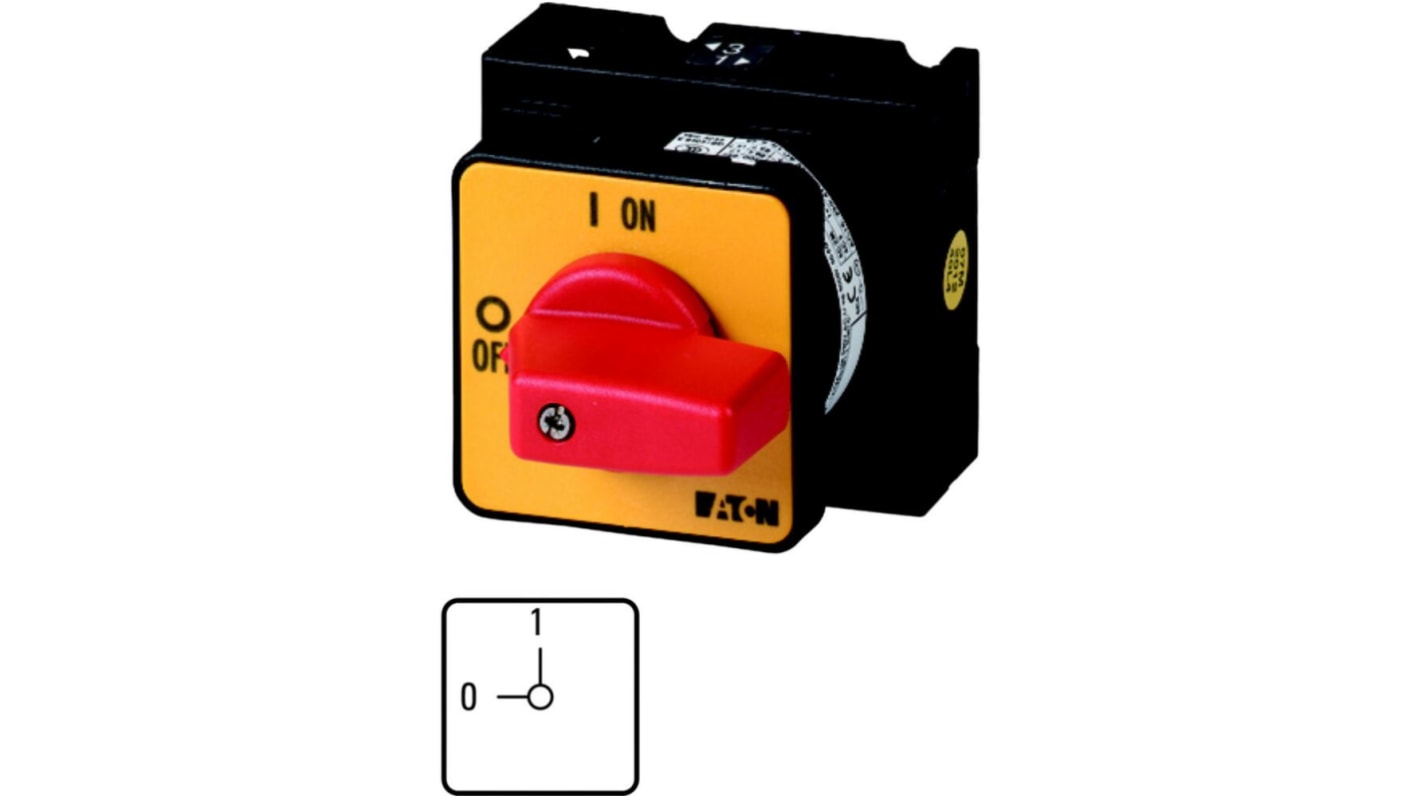 Eaton Eaton Moeller Series T3 Nockenschalter, 1-polig / 32A, 690V (Volts), 3-phasig, 2-Stufen, 90°-Wurfwinkel