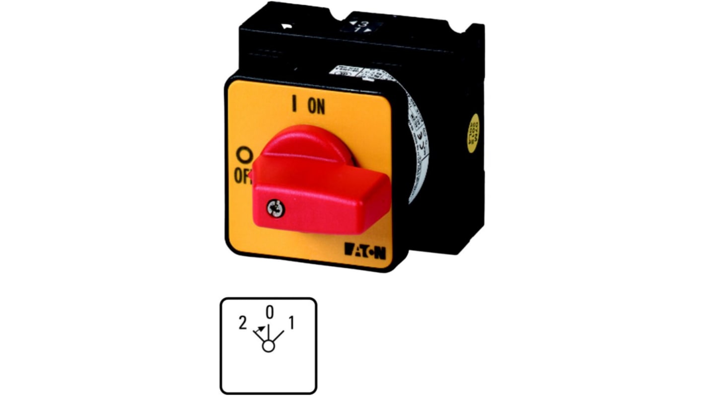 Interruptor de leva, 2 Posiciones, tensión máx. 690V (Volts), corriente máxima 32A Eaton Moeller