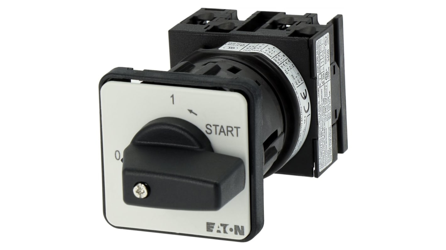 Eaton, 2P 4 Position 90° On-Off Cam Switch, 690V (Volts), 20A, Toggle Actuator
