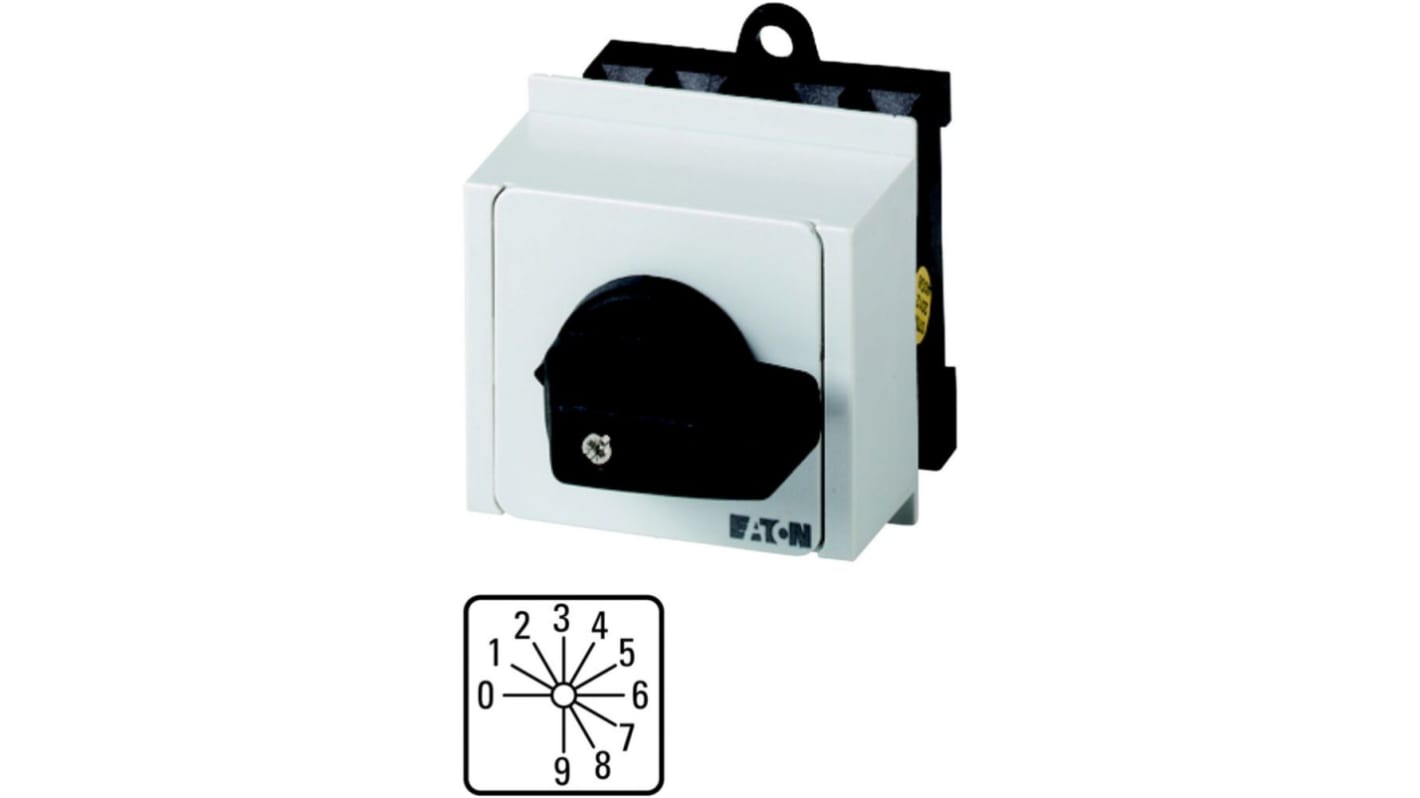 Interruttore Cam Eaton serie Eaton Moeller 036487 T0-4-15602/IVS, 10 posizioni, 20A, 690V (Volts)