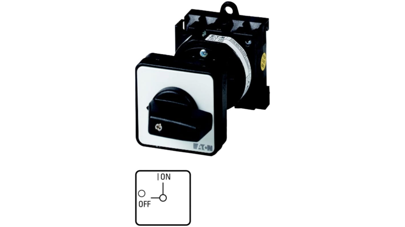 Eaton, 3P 2 Position 90° On-Off Cam Switch, 690V (Volts), 20A, Door Coupling Rotary Drive Actuator