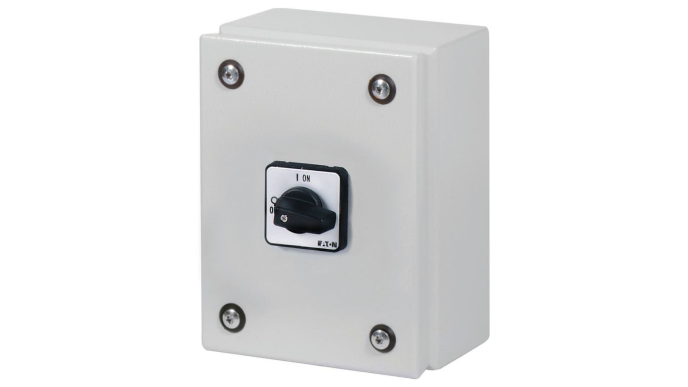 Eaton, 6P 1 position Position 90° On-Off Cam Switch, 690V (Volts), 20A, Short Thumb Grip Actuator