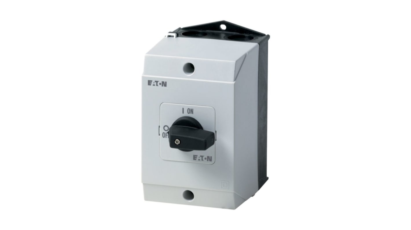 Eaton, 3P 2 Position 45° On-Off Cam Switch, 690V (Volts), 63A, Toggle Actuator