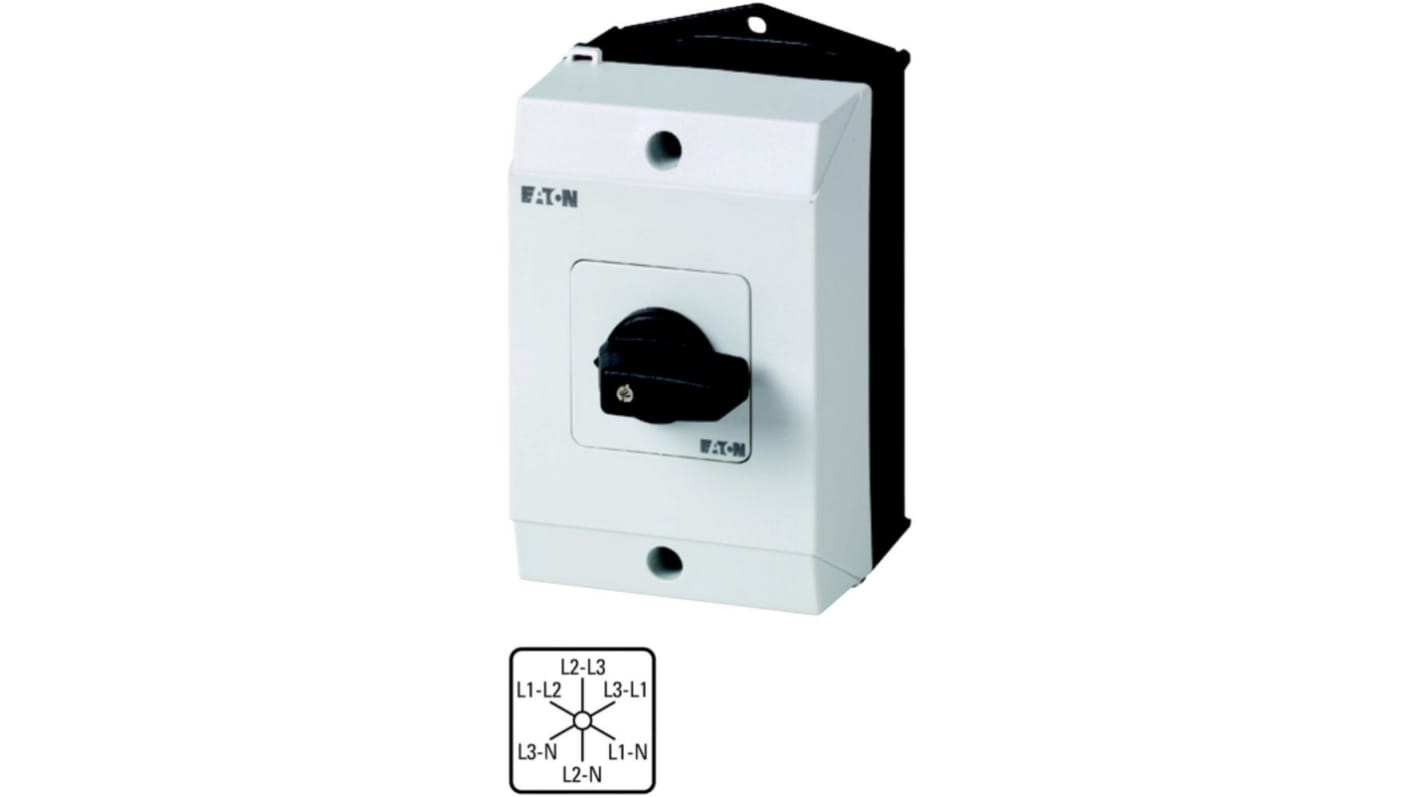 Interruttore Cam Eaton serie Eaton Moeller 207119 T0-3-15924/I1 3P, 6 posizioni, 20A, 690V (Volts)