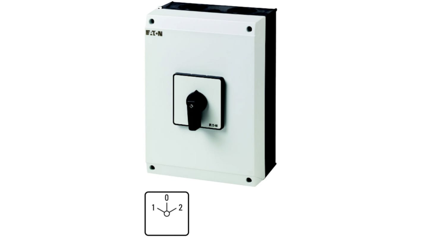 Interruptor de leva, 3 Posiciones, tensión máx. 690V (Volts), corriente máxima 100A Eaton Moeller Series T5