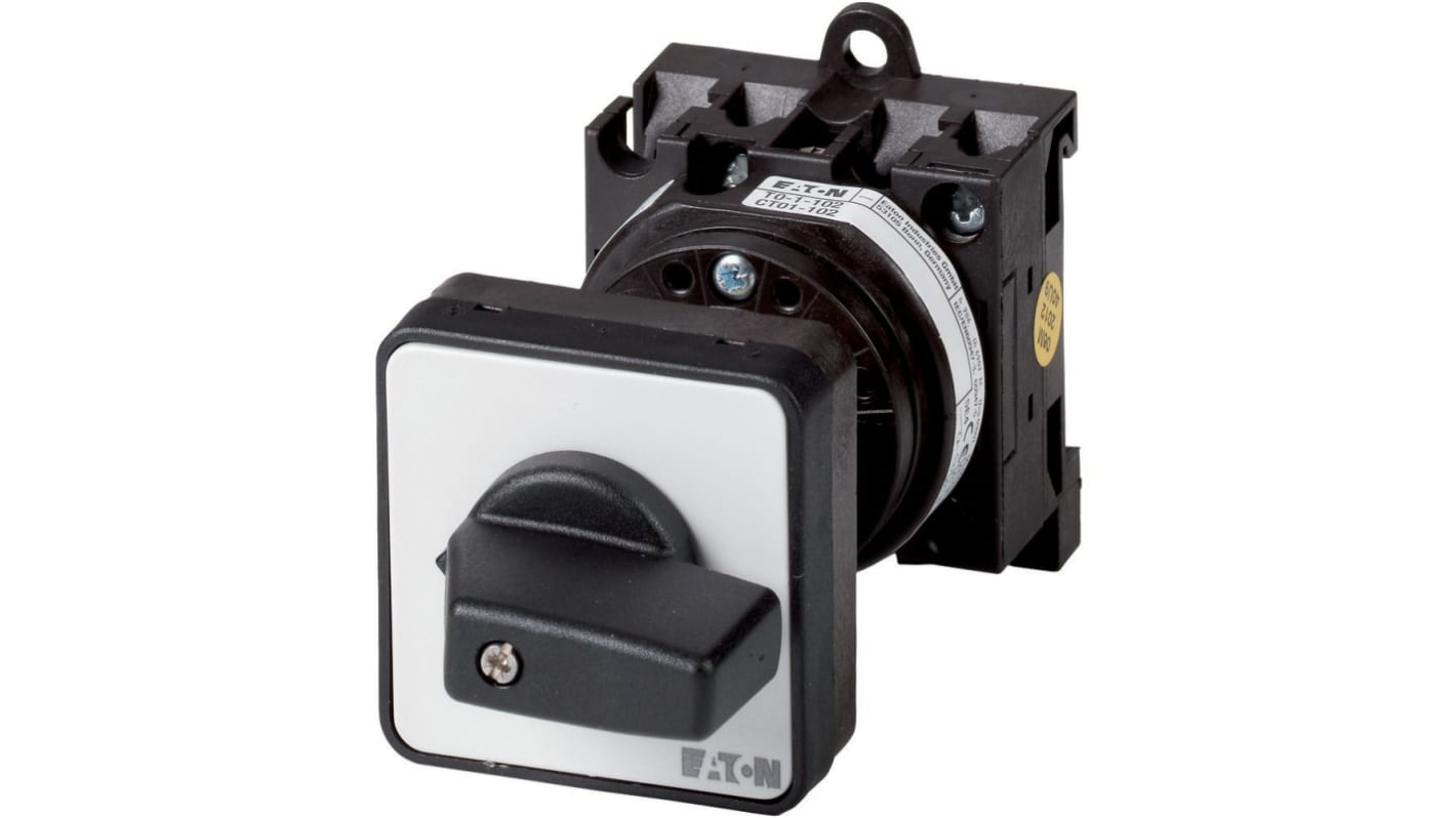 Eaton, 3P 2 Position 90° On-Off Cam Switch, 690V (Volts), 20A, Rotary Actuator