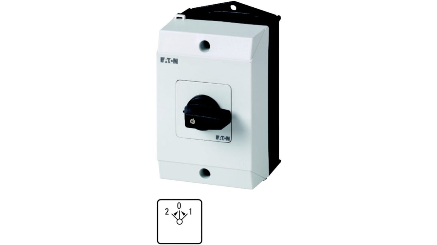 Eaton Eaton Moeller Series T0 Nockenschalter, 3-polig / 20A, 690V (Volts), 3-Stufen, 45°-Wurfwinkel