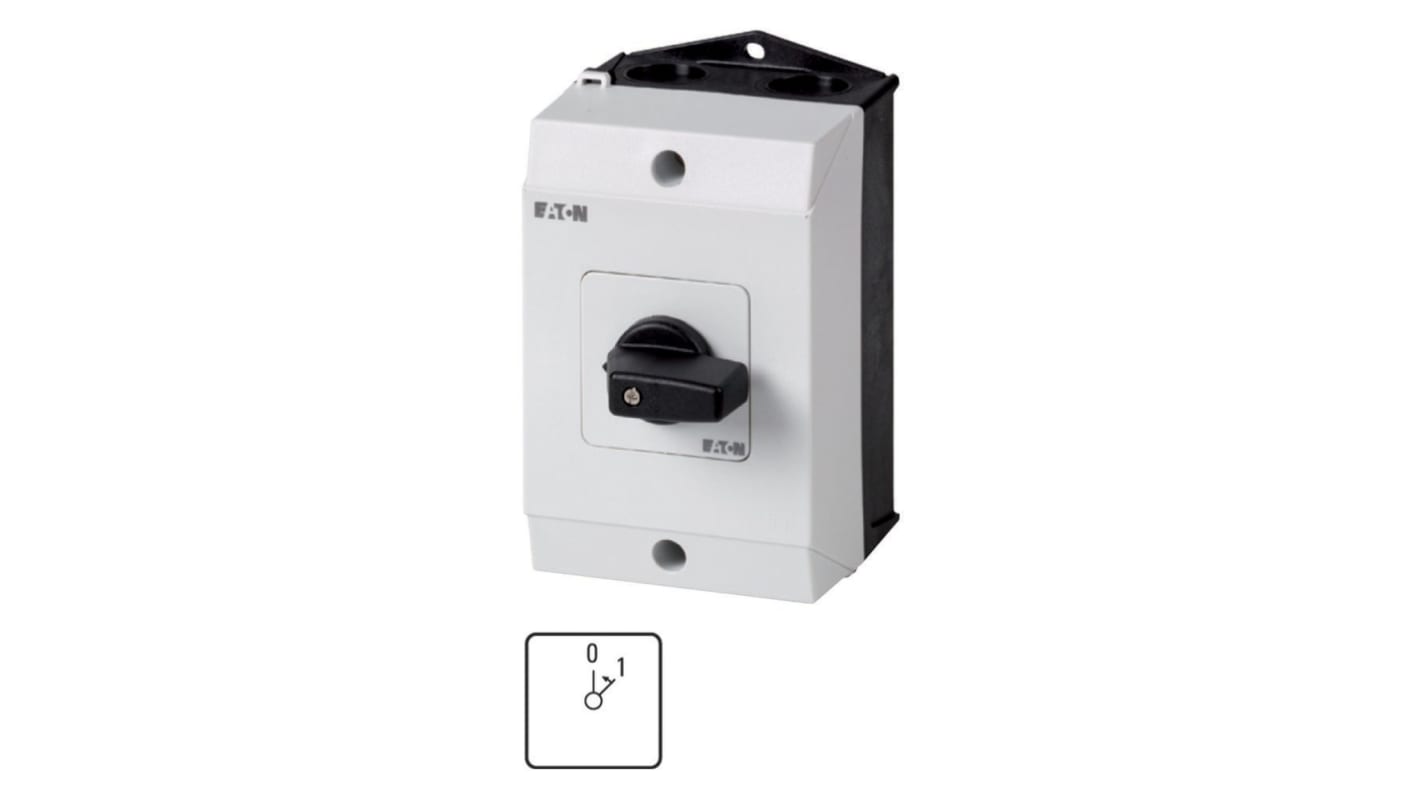 Interruttore Cam Eaton serie Eaton Moeller 222603 T0-2-15303/I1 3P, 2 posizioni, 20A, 690V (Volts)