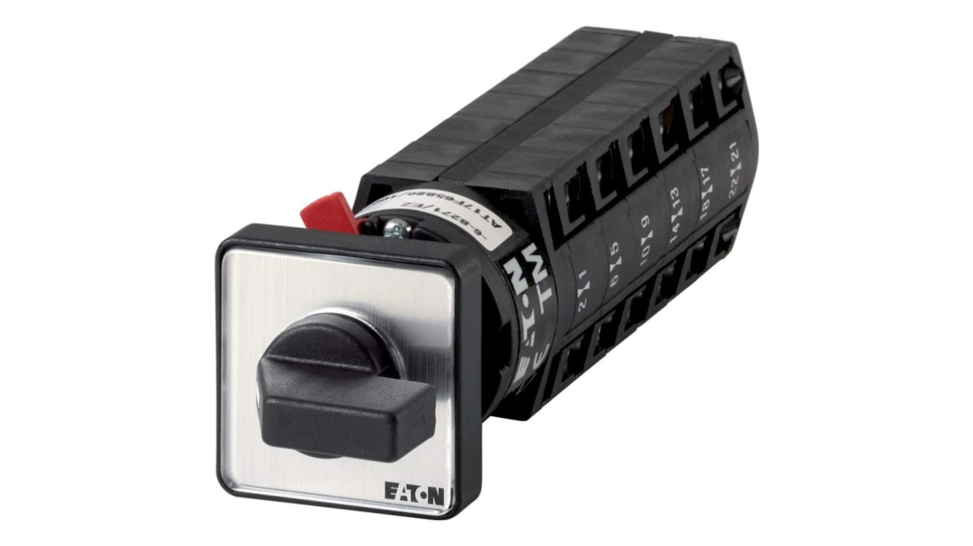 Interruttore Cam Eaton serie Eaton Moeller 046127 TM-6-8253/EZ 2P, 6 posizioni, 10A, 500V (Volts)