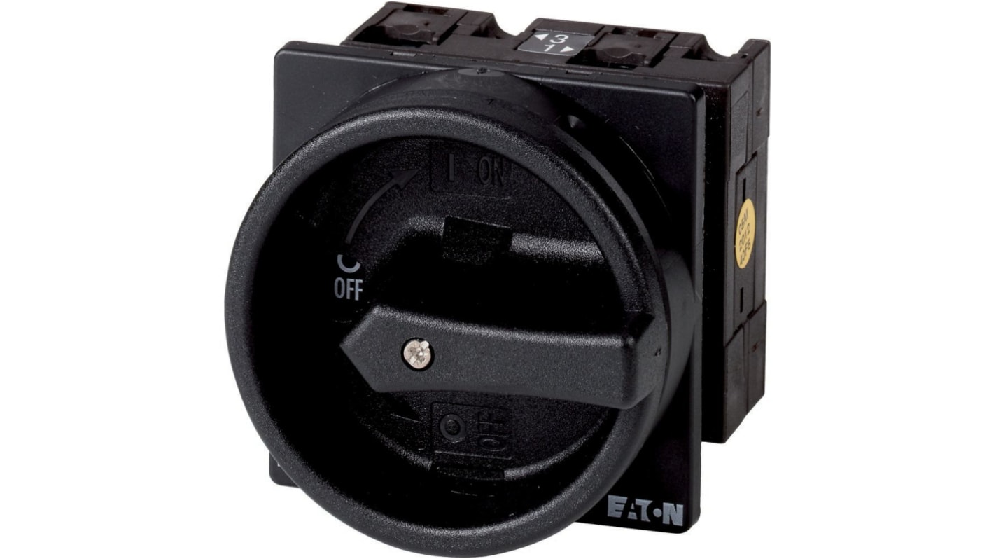 Eaton, 1P 90° On-Off Cam Switch, 690V (Volts), 32A, Door Coupling Rotary Drive Actuator