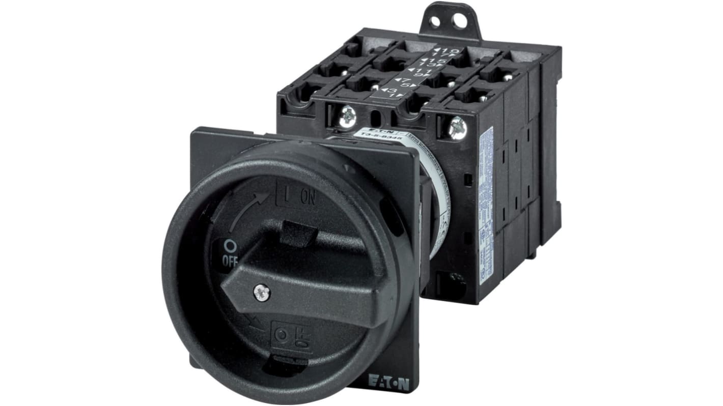 Interruptor de leva, 3 Posiciones, tensión máx. 690V (Volts), corriente máxima 32A Eaton Moeller Series T3