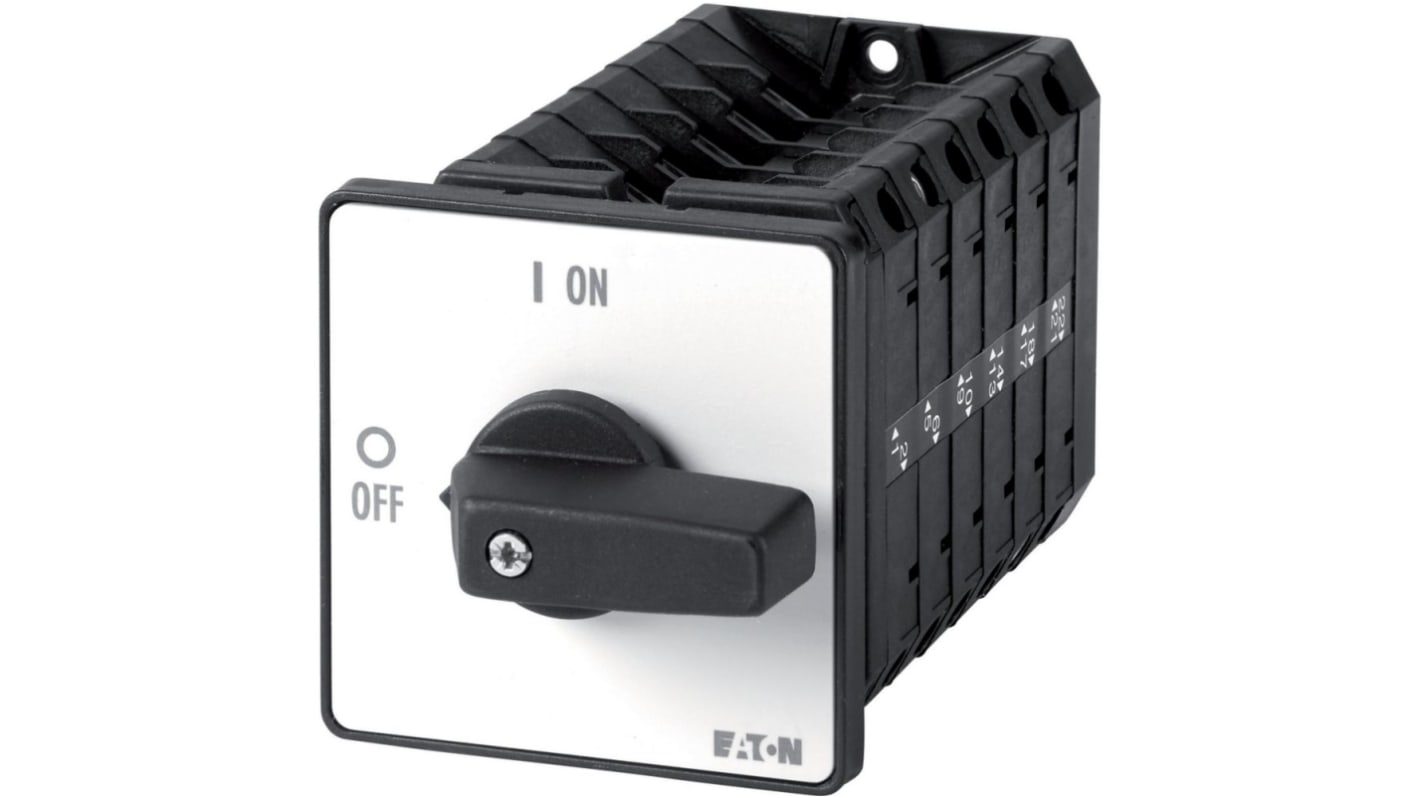 Eaton, 3P 4 Position 60° Multi Speed Cam Switch, 690V (Volts), 63A, Toggle Actuator