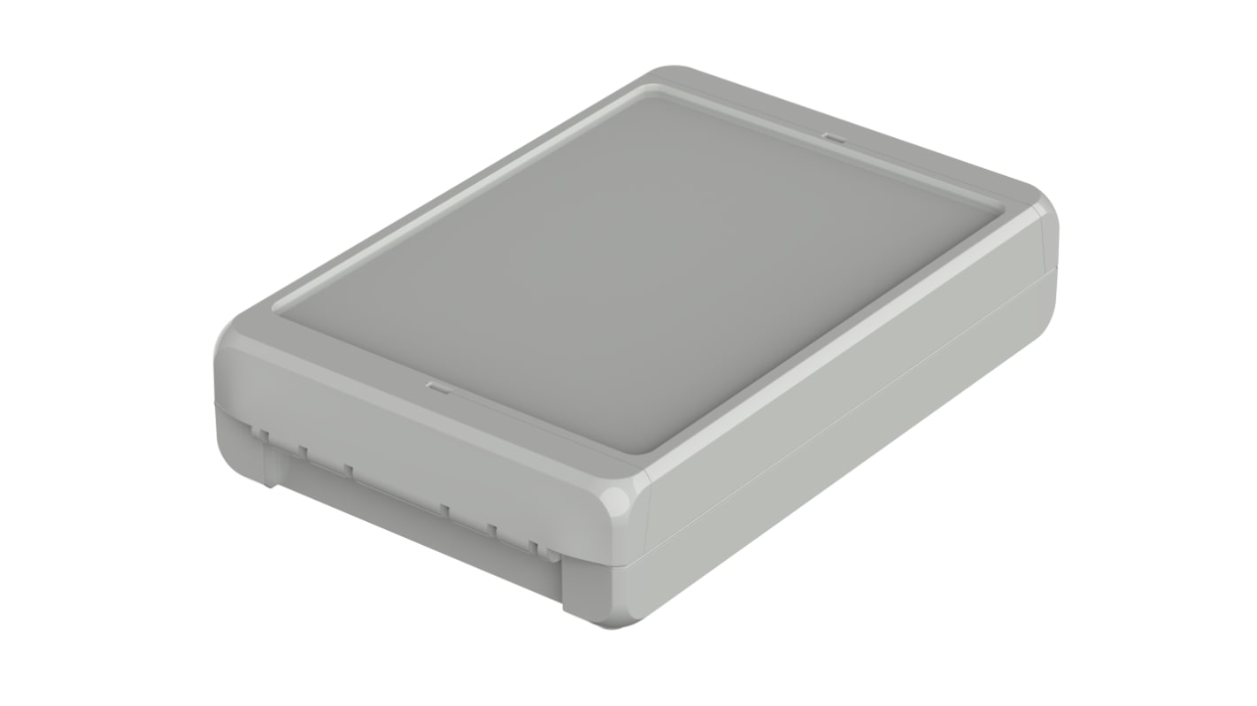 Bopla Bocube Series Light Grey Polycarbonate Enclosure, IP66, IP68, IK07, Light Grey Lid, 190 x 125 x 40mm