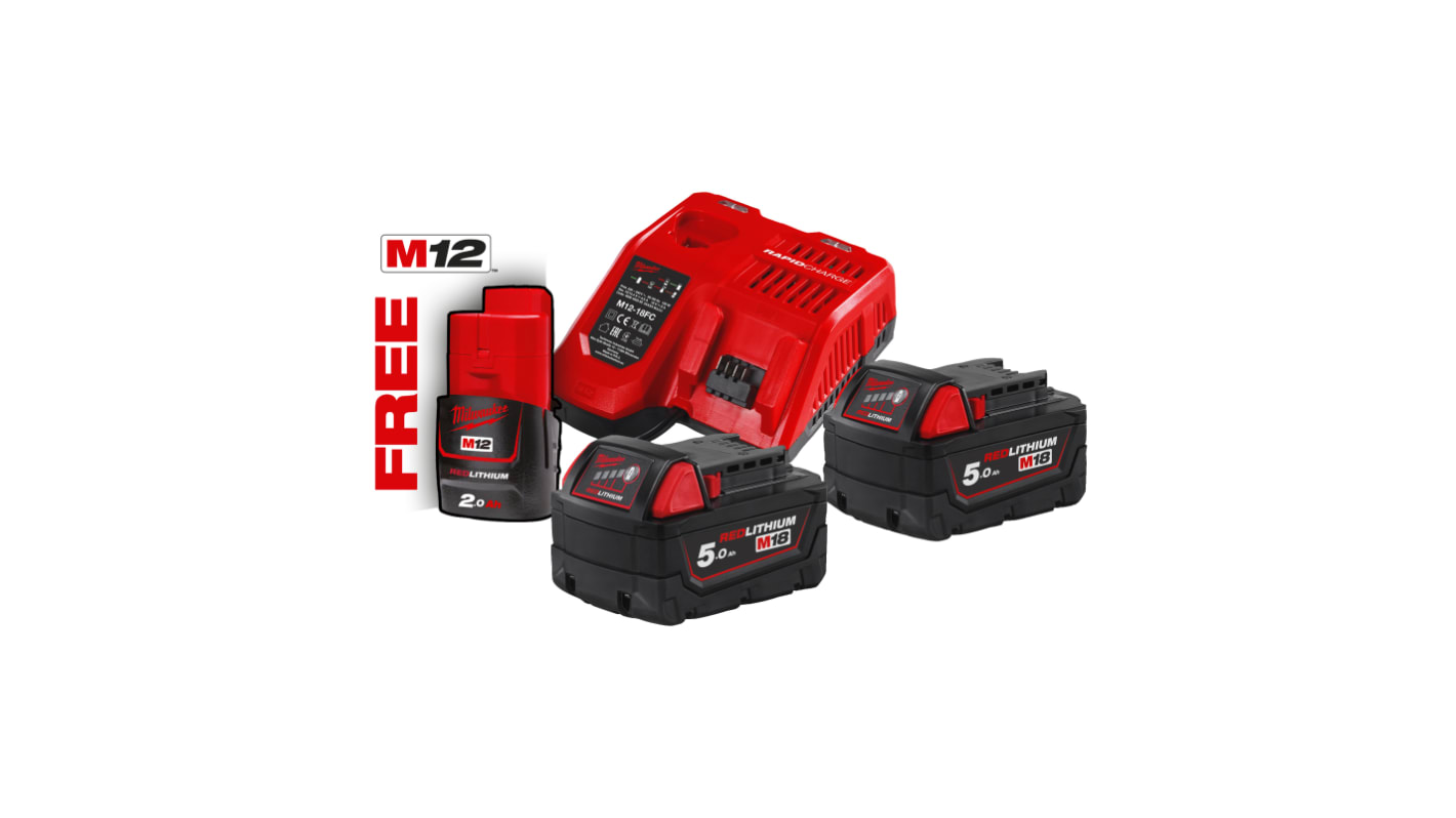 Chargeur de batterie Milwaukee M18 18V Li-ion