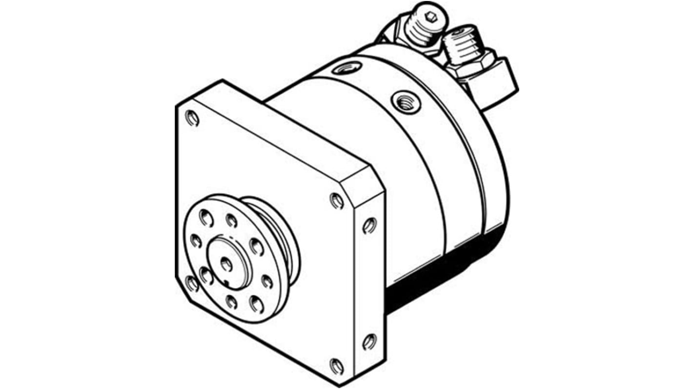 Attuatore rotante pneumatico Festo, Doppio effetto, foro da 32mm, rotazione di 270°, 10 bar max