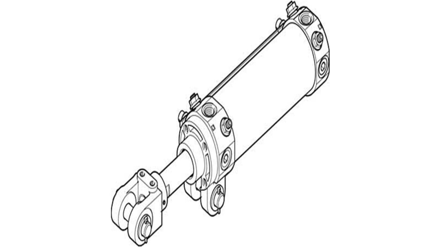 Cilindro pneumatico a stelo Festo DW 565723, Doppio effetto, foro da 50mm, corsa 100mm