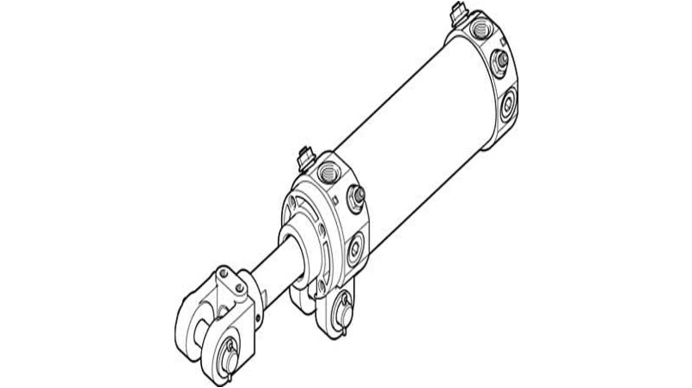 Cilindro pneumatico a stelo Festo DW 549709, Doppio effetto, foro da 50mm, corsa 100mm