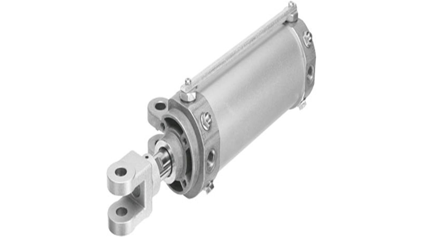 Festo Pneumatic Piston Rod Cylinder - 549580, 63mm Bore, 100mm Stroke, DW Series, Double Acting