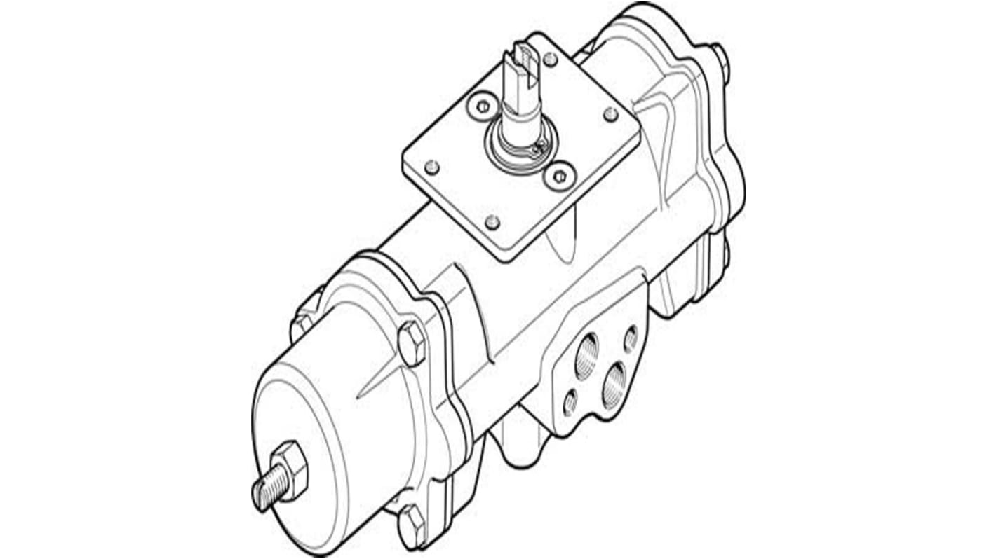 Actuador giratorio Festo, DAPS-0015-090-RS1-F03-CR, 90°