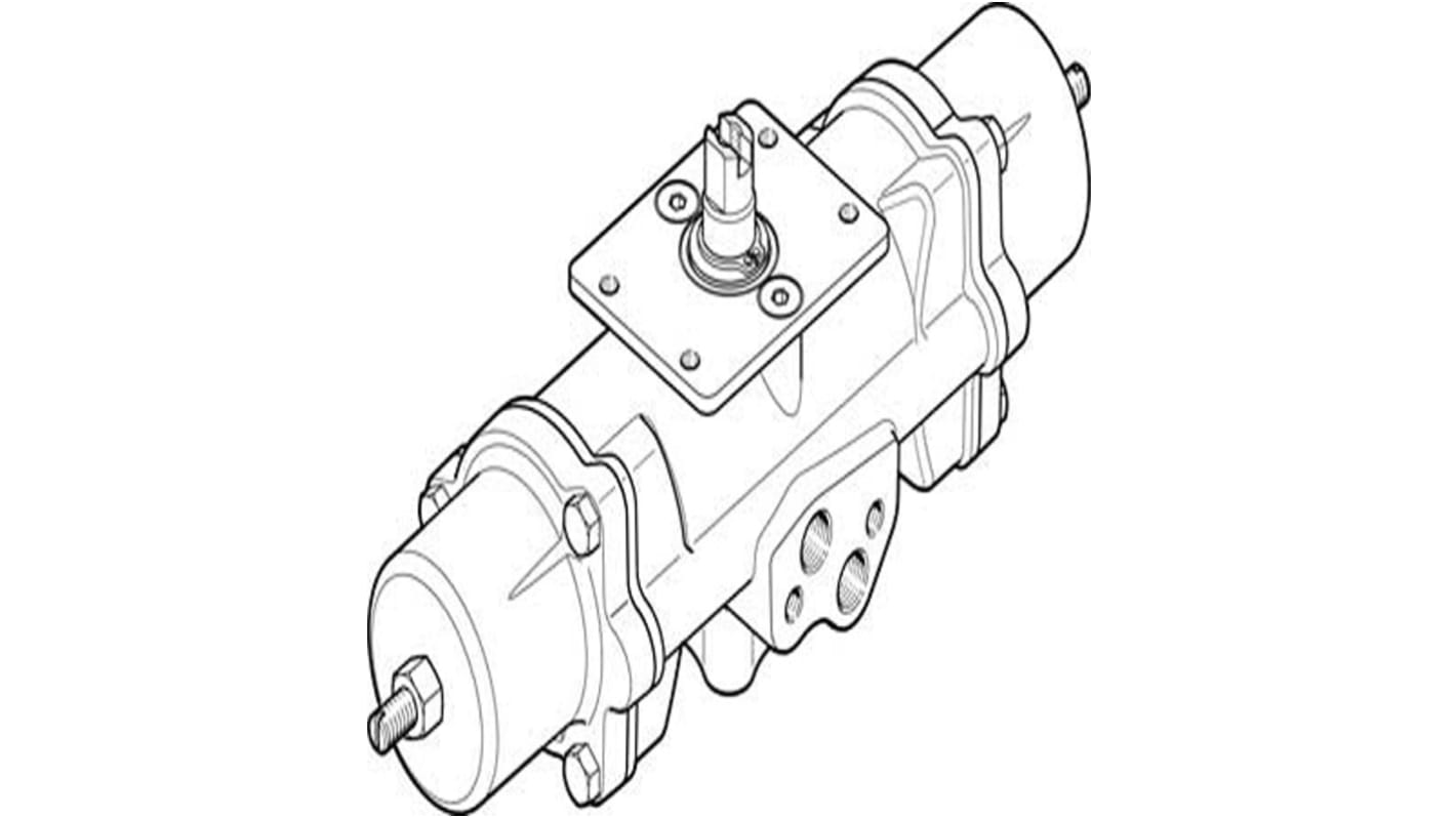 Actuador giratorio Festo, DAPS-0015-090-RS2-F03-CR, 90°