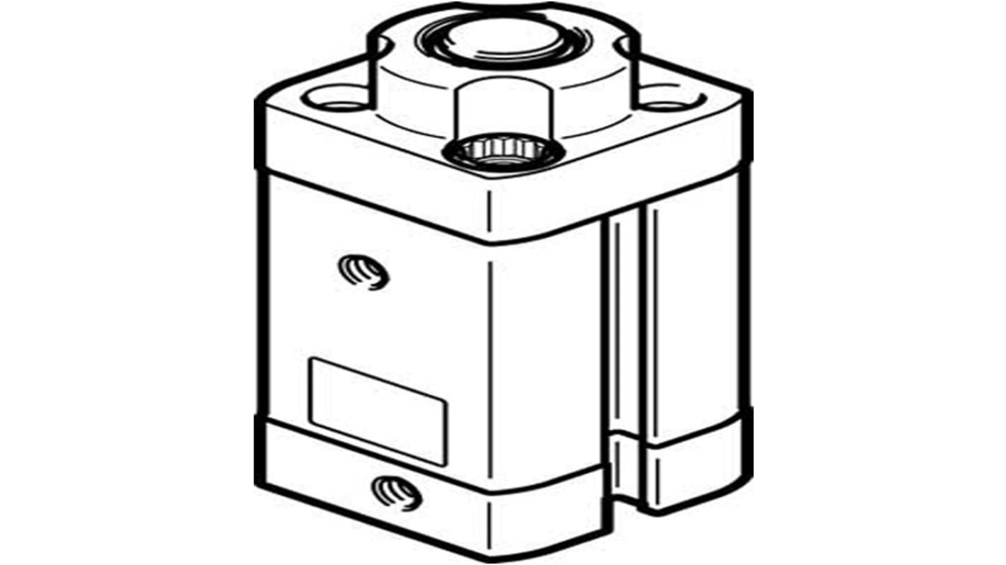 Festo Serie DFSP Klemmzylinder, Kolben-Ø 16mm / Hub 15mm, bis 10 bar