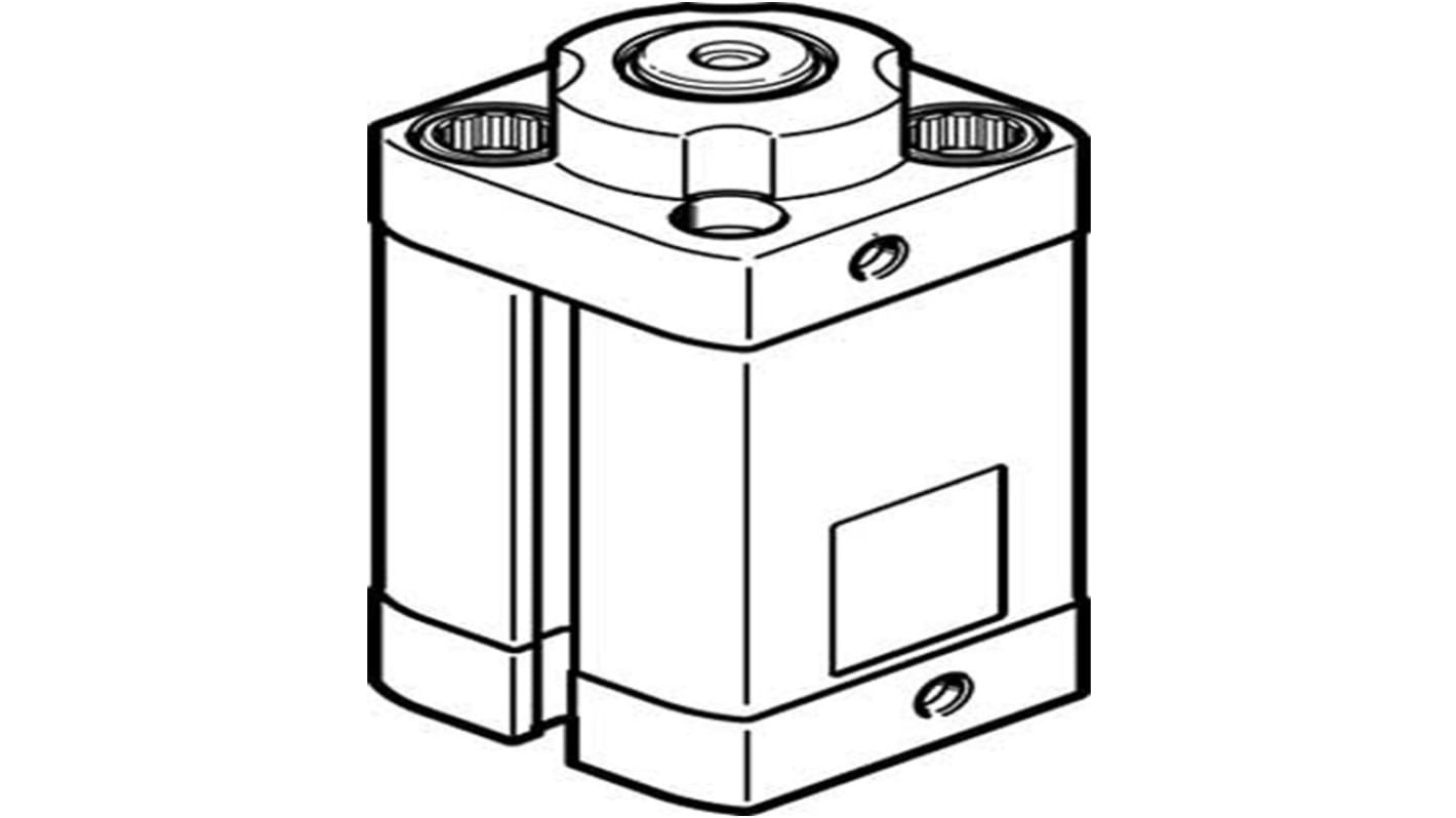 Festo Serie DFSP Klemmzylinder, Kolben-Ø 20mm / Hub 10mm, bis 10 bar