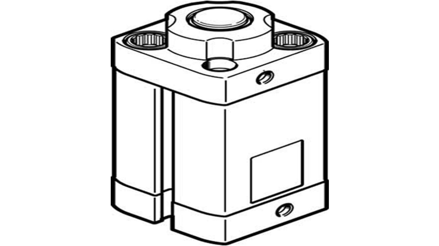 Attuatore a pinza, Festo DFSP-20-10-DS-PA, serie DFSP, foro da 20mm, corsa 10mm, 10 bar max