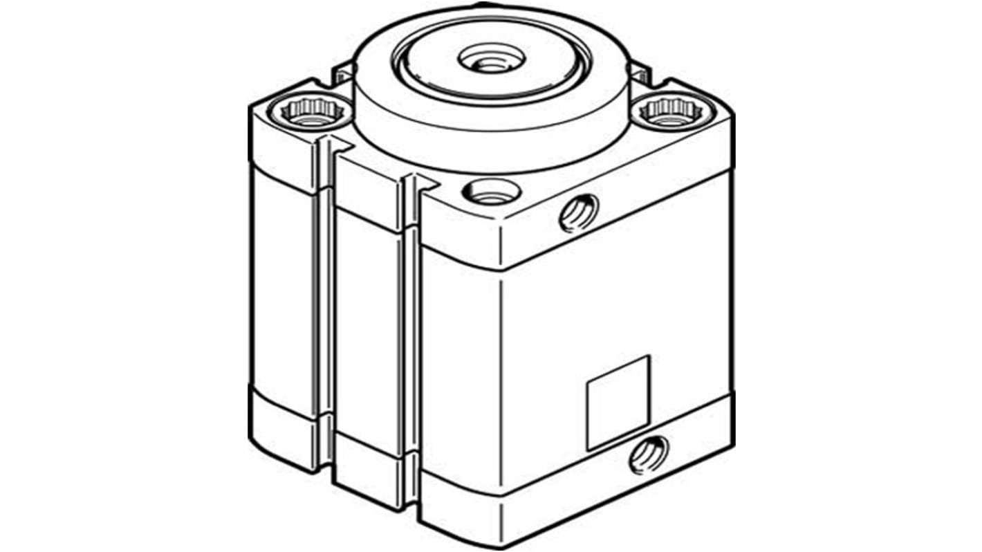 Festo Serie DFSP Klemmzylinder, Kolben-Ø 50mm / Hub 20mm, bis 10 bar