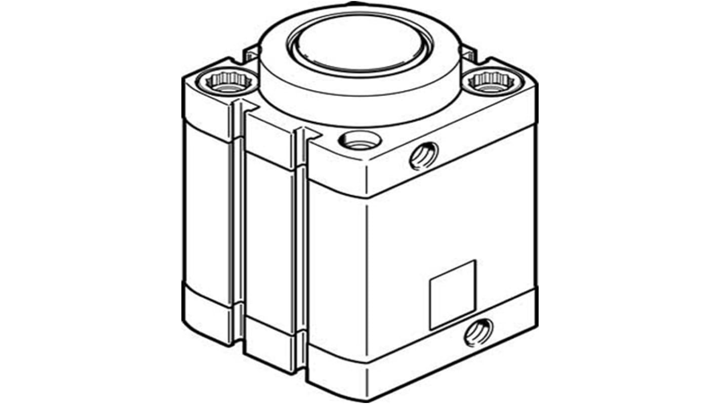 Attuatore a pinza, Festo DFSP-50-20-DS-PA, serie DFSP, foro da 50mm, corsa 20mm, 10 bar max