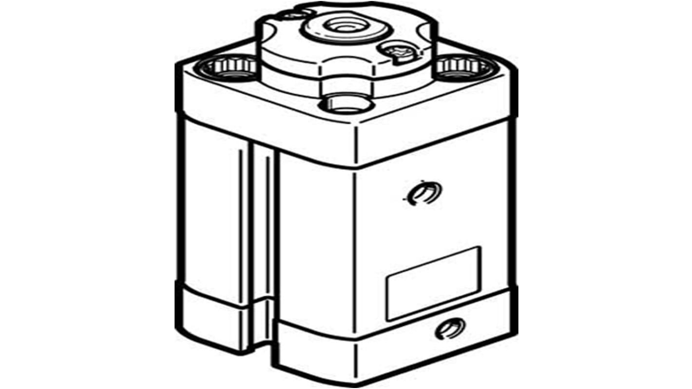 Festo Serie DFSP Klemmzylinder, Kolben-Ø 16mm / Hub 15mm, bis 10 bar