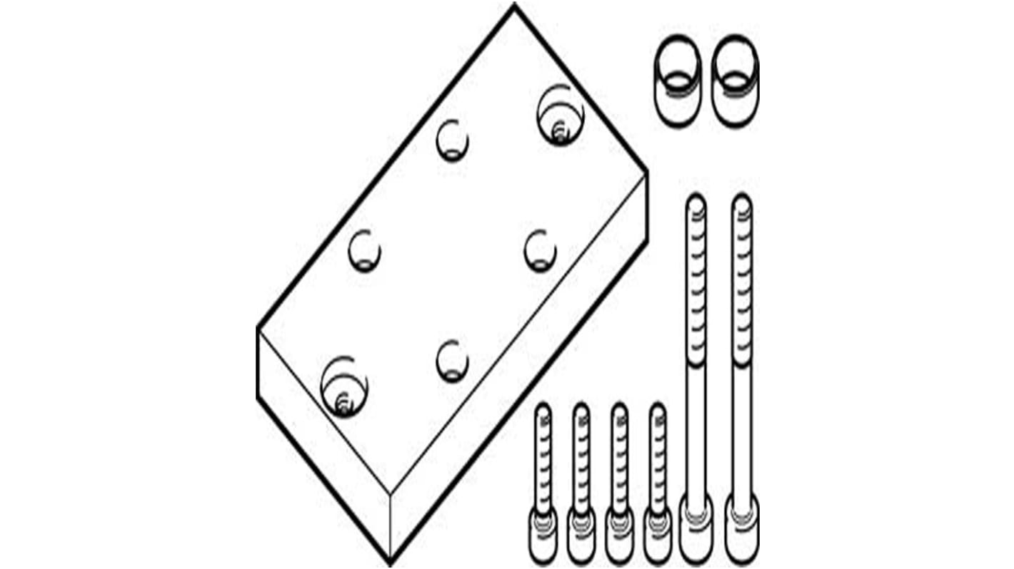 Festo Adapter DHAA-D-E2-18-Q11-16 zur Verwendung mit Handhabungseinheit