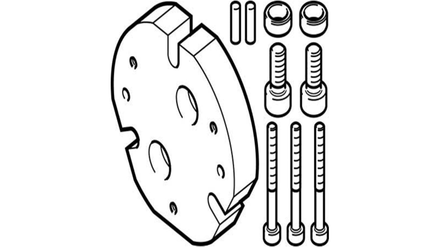 Festo Adapter DHAA-G-Q11-25-B13-35, For Use With Grippers