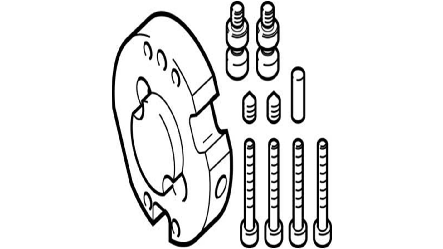 Adaptateur Festo DHAA-G-Q11-25-B4-32, à utiliser avec Préhenseurs