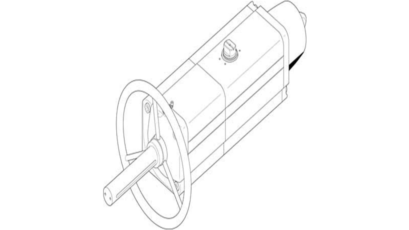 Actuador giratorio Festo, DAPS-0720-090-RS2-F14-MW, 90°