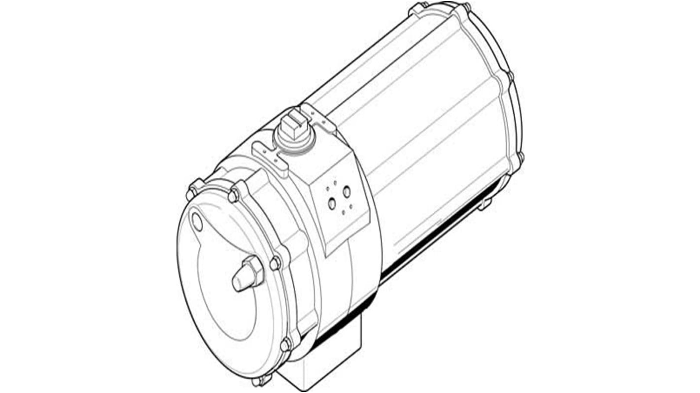 Actuador giratorio Festo, DAPS-1440-090-RS4-F16-T6, 90°