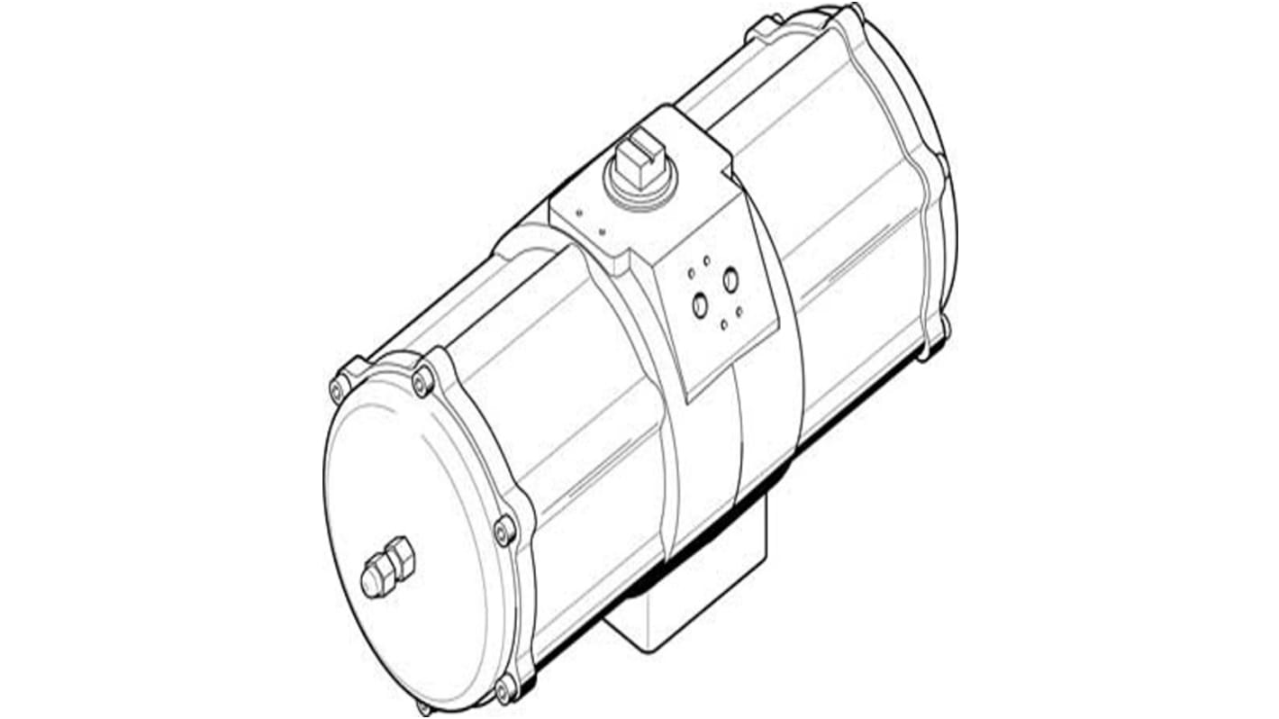 Actuador giratorio Festo, DAPS-3840-090-R-F16, 90°