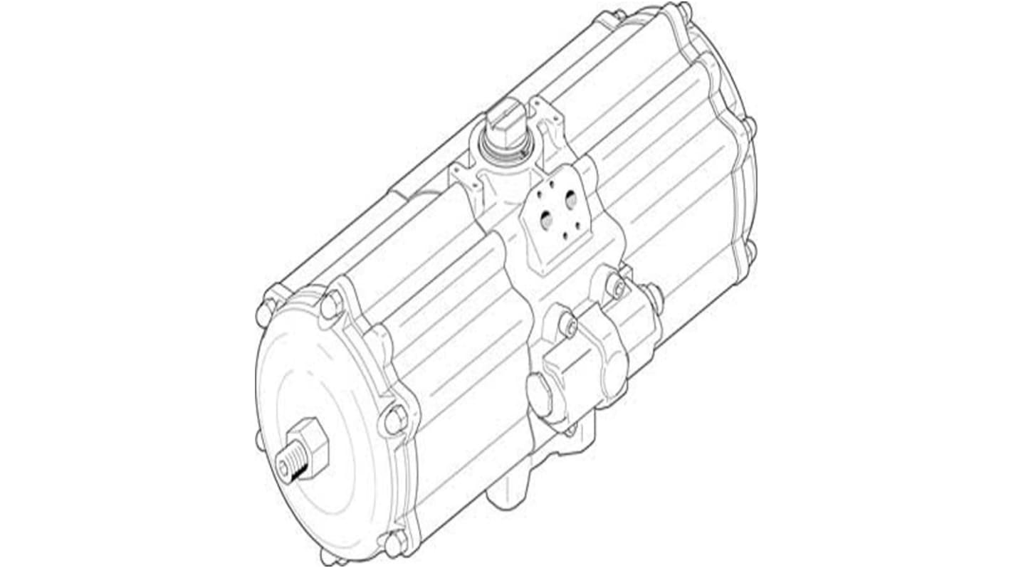 Actuador giratorio Festo, DAPS-3840-090-R-F16-T6, 90°