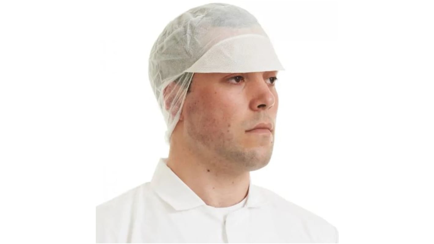 Casquette Jetable blanche, pour  pour Industrie alimentaire