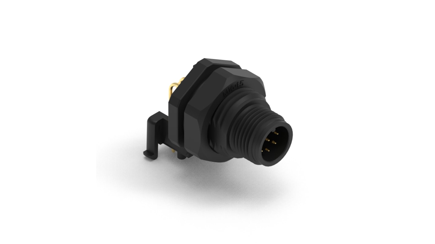 Wurth Elektronik Circular Connector, 8 Contacts, Panel Mount, M12 Connector, Plug, Male, IP68, WR-CIRC Series