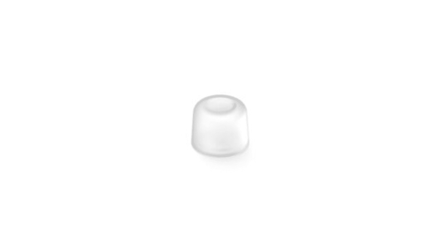 RAFI Transparent Push Button Cap for Use with Push Button, 21.5 x 21.5 x 11.2mm