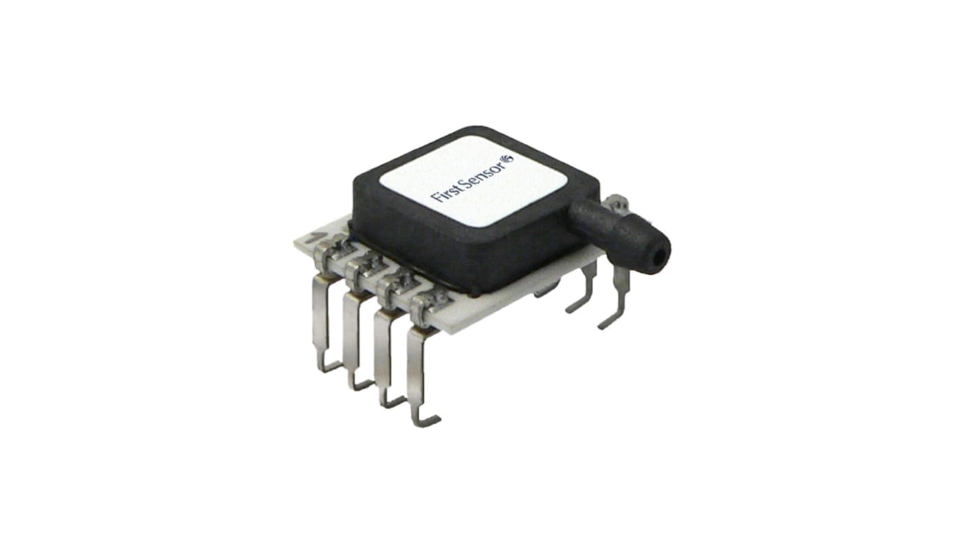 Pressure Sensor TE Connectivity, 75mbar, 8-Pin, Doppia porta laterale