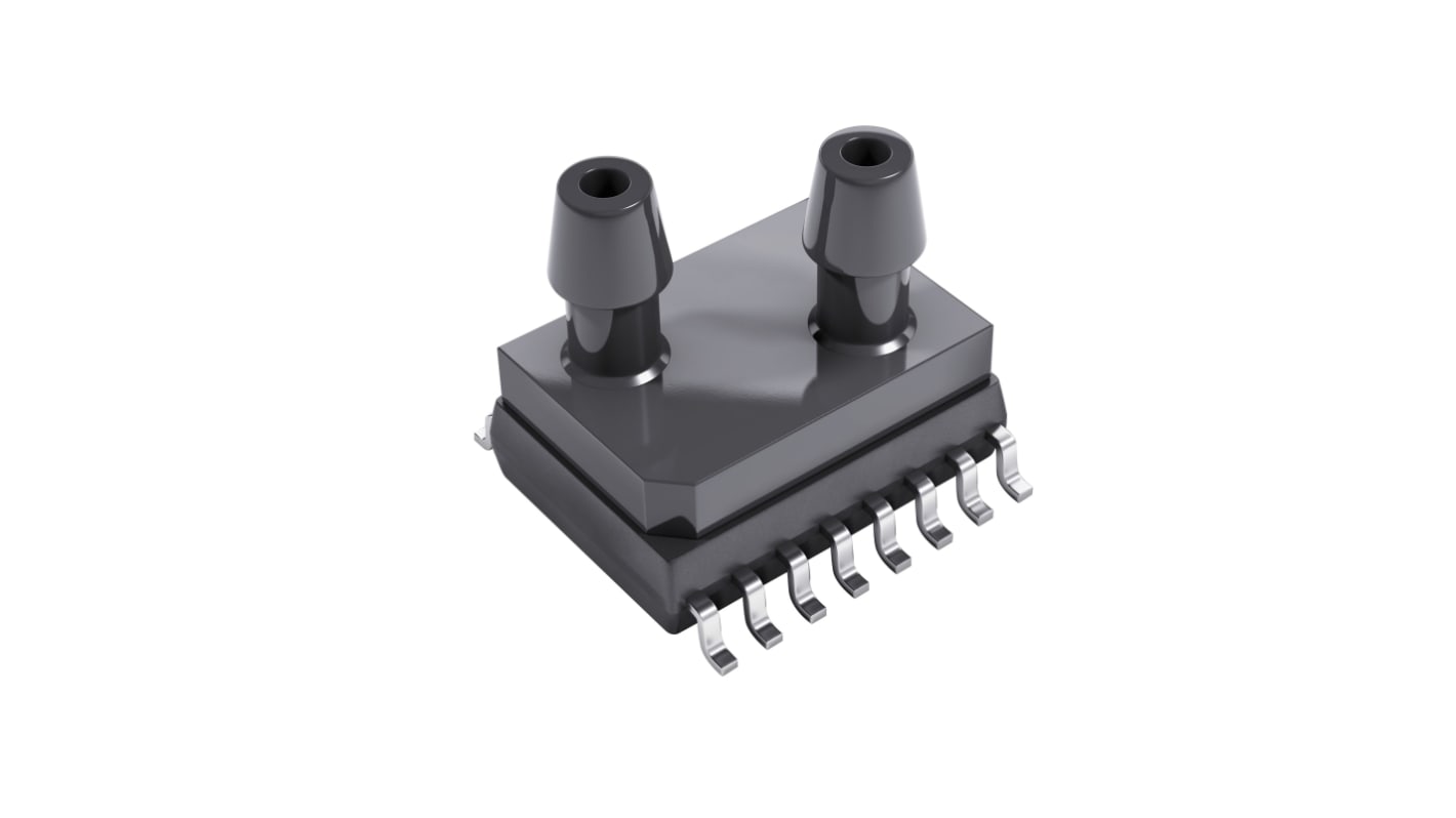 TE Connectivity Differential Pressure Sensor, 980.665Pa Operating Max, Surface Mount, 16-Pin, SOIC