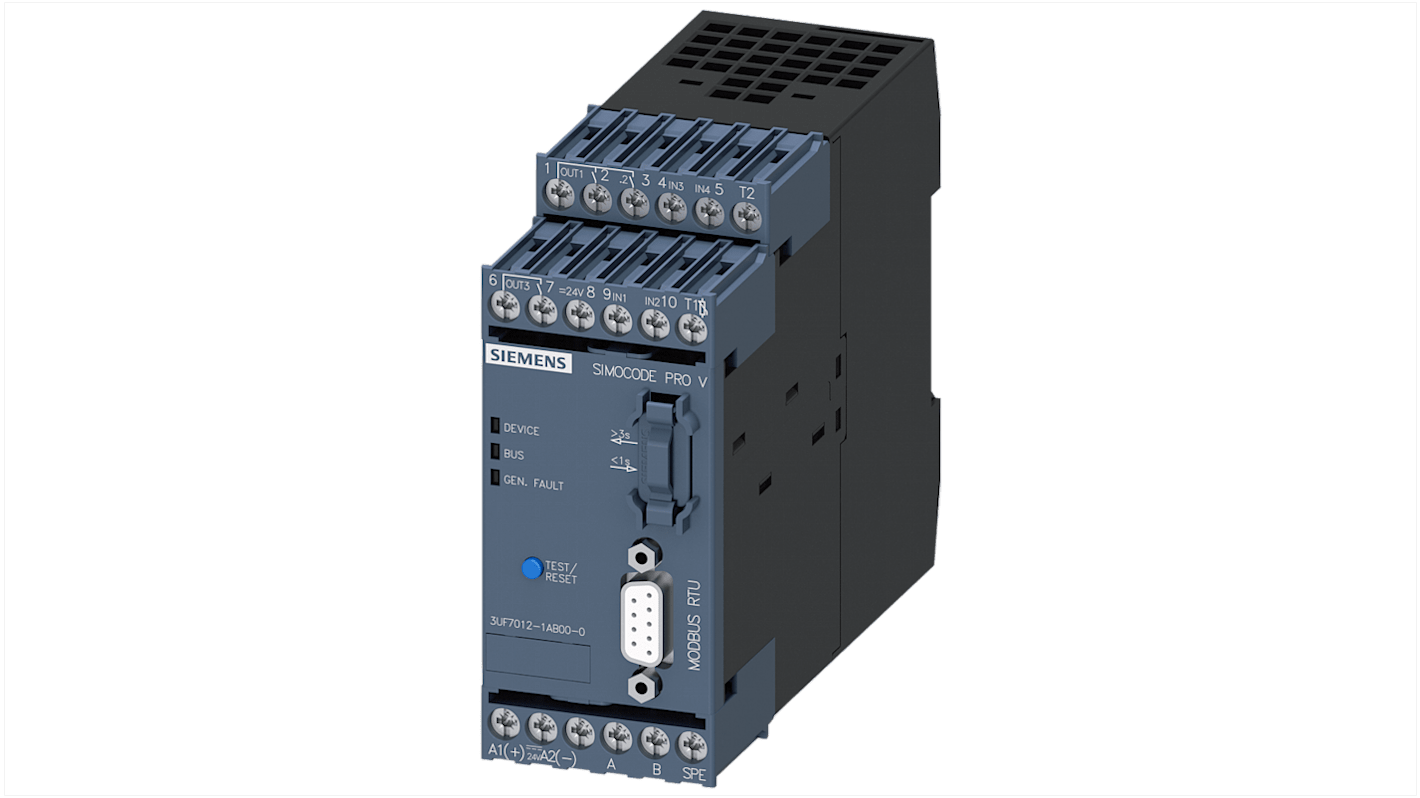 Controlador para motores Siemens, monofásico, 24 V, 630-840 A, 2,6 W, función: Gestión del motor