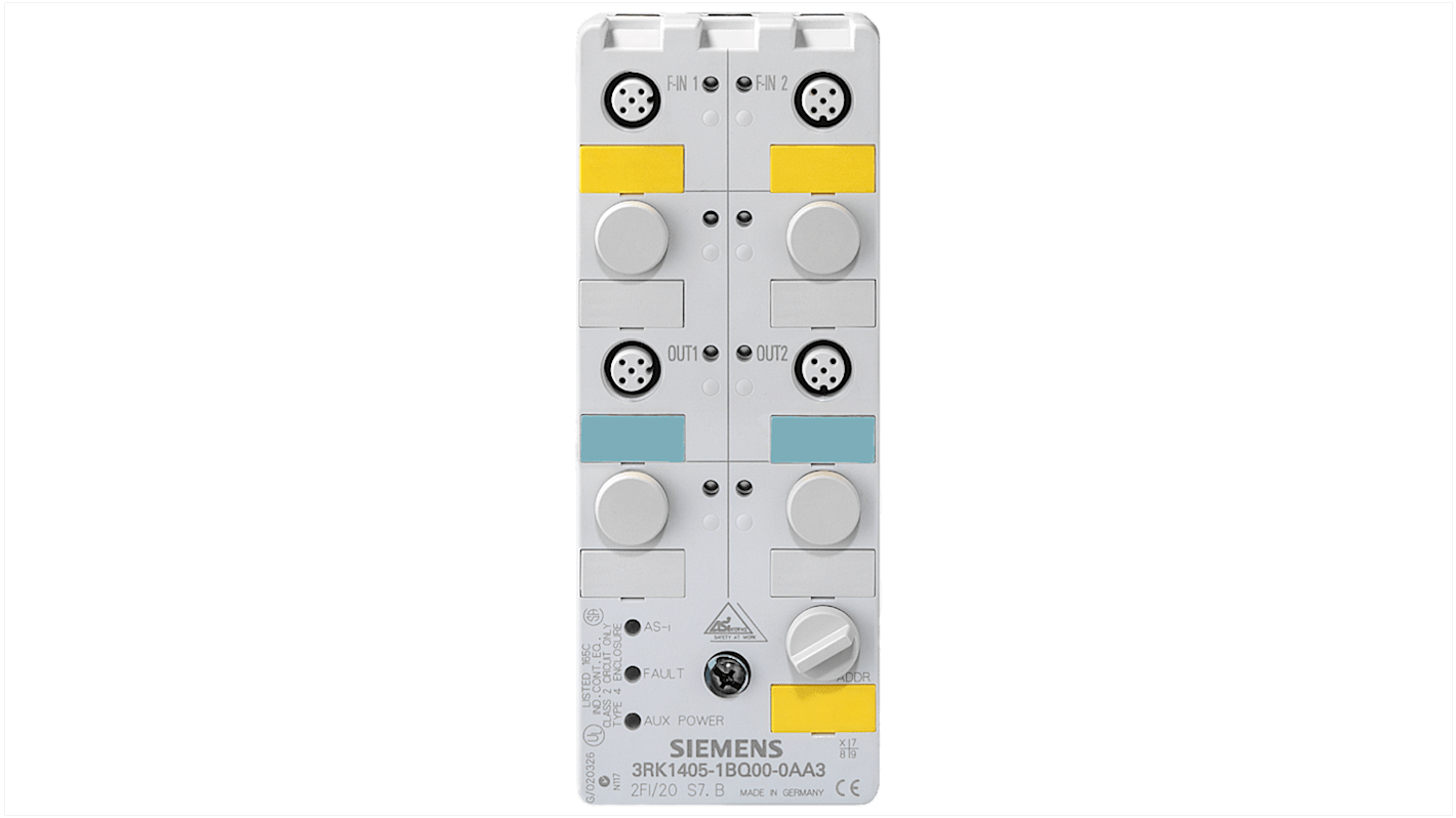 3RK14051BQ000AA3 | Siemens K60F Series Safety Module, 2 Inputs, 2 ...