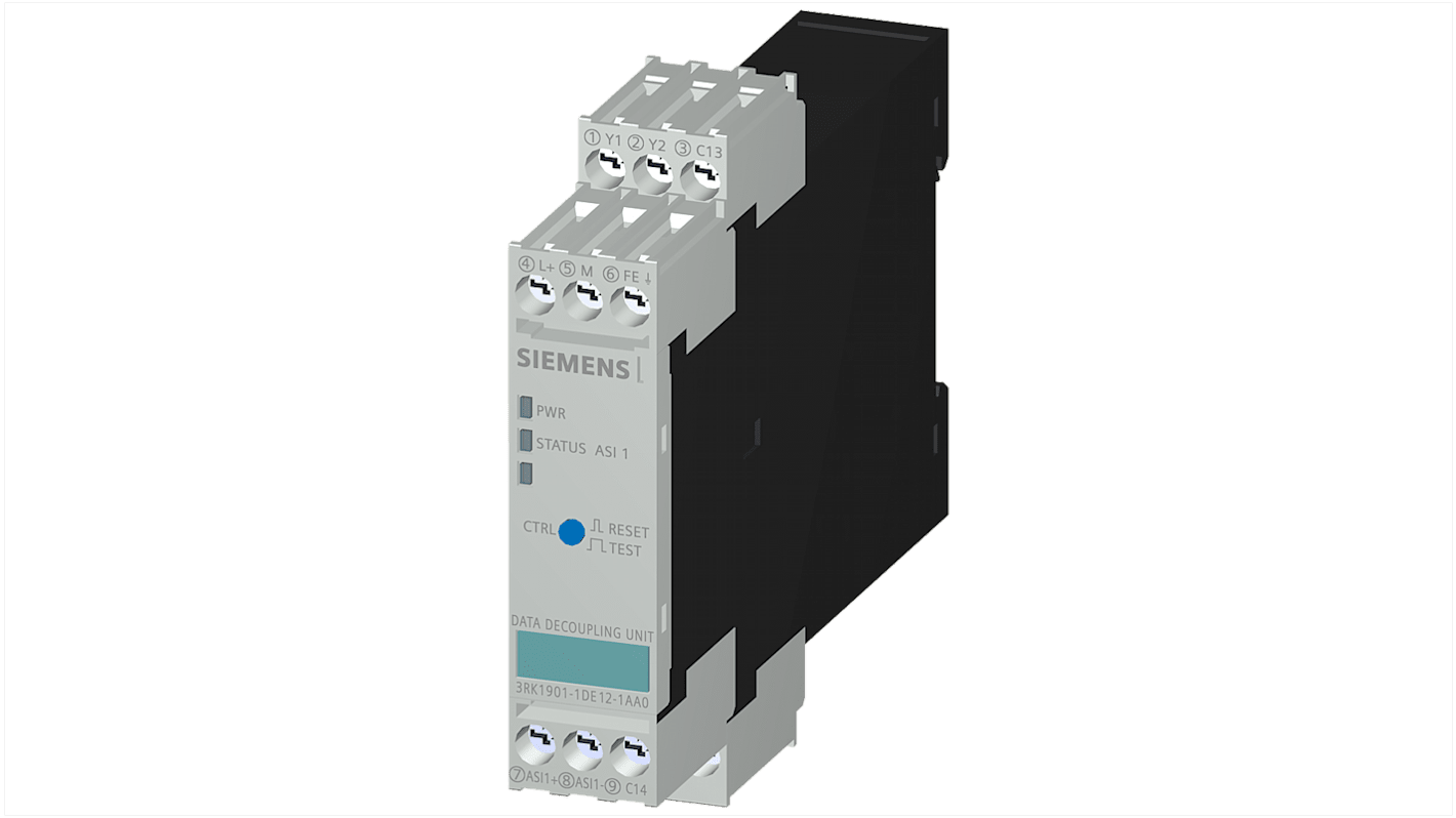 Siemens 3RK1 Datenentkoppler für Schaltschrank DI I/O Module IP67 - K20, 101,3 x 22,5 x 121,2 mm